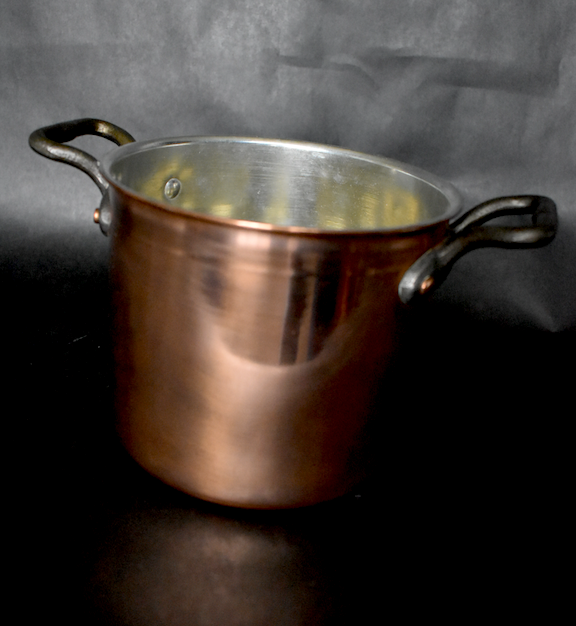 30 lb LFD&H Pot, BD-Co Lid. 2mm Stockpot RETINNED and ready to use in your  kitchen! 17 Diameter, 13 Tall. Vintage copper pots and pans.