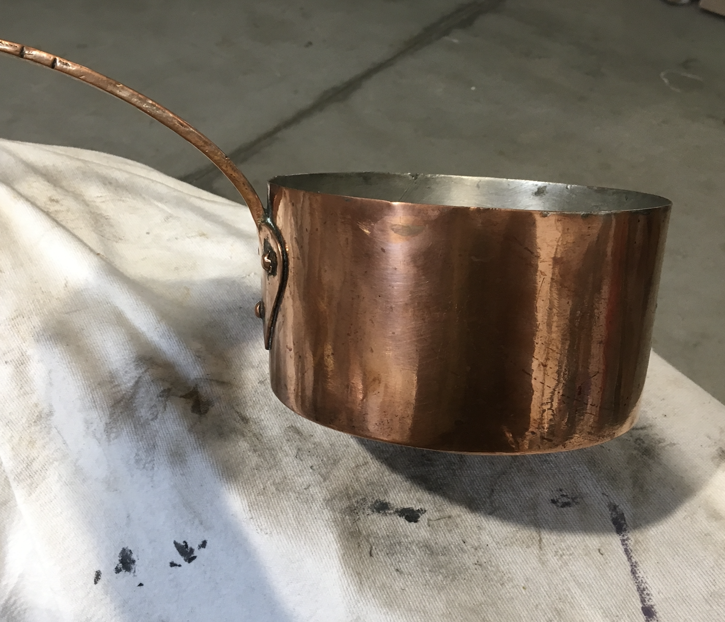 copper pot, tinlined copper, tinlined copper cookware, copper cookware, how to clean copper, how to clean copper cookware, american copper, american copper cookware, made in america